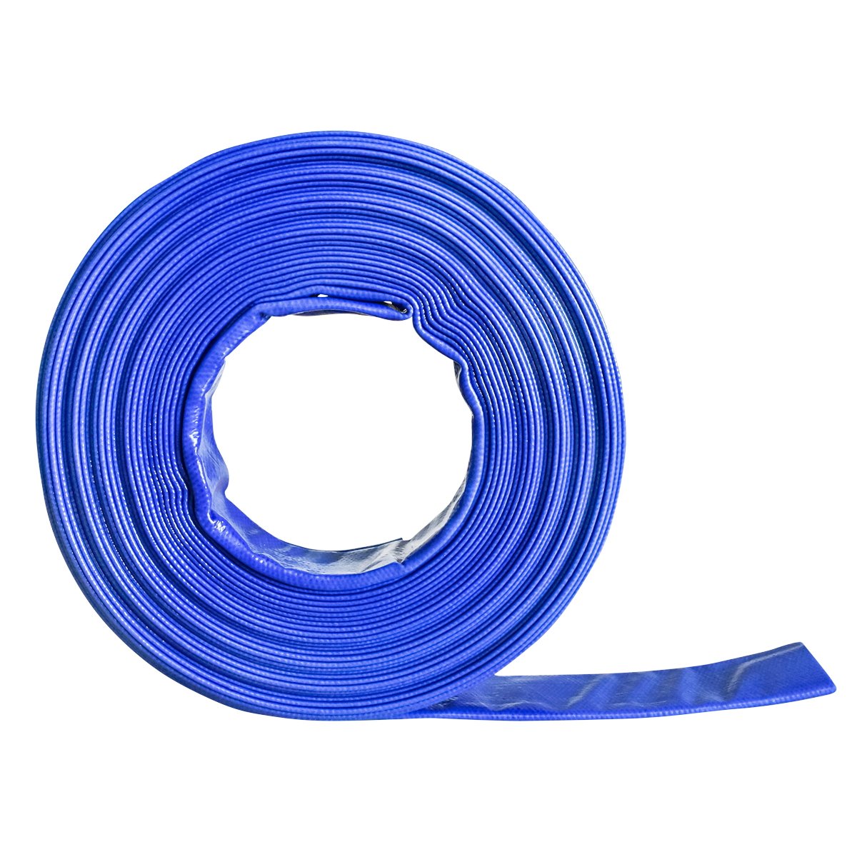 Furtun plat, siliconat pentru irigat din PVC 1.5 toli lungime 20m Breckner Germany